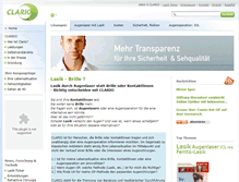 Tablet Screenshot of clario.de